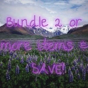 Bundle 2 items or more for a 10% discount